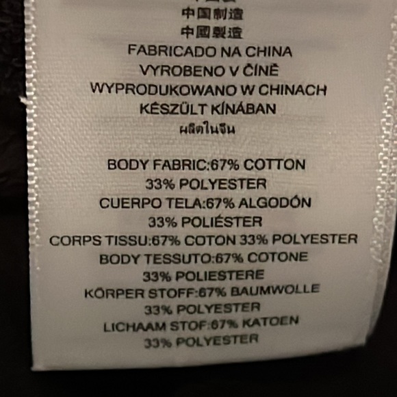 Michael Kors Black and White Sequin Houndstooth Front Sweatshirt Top XL New - Picture 5 of 5